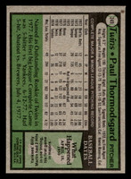 1979 Topps #249 Paul Thormodsgard Near Mint  ID: 522215