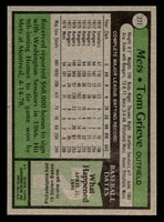 1979 Topps #277 Tom Grieve Near Mint  ID: 522243