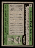 1979 Topps #394 Randy Stein Near Mint RC Rookie 
