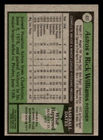 1979 Topps #437 Rick Williams Ex-Mint RC Rookie 