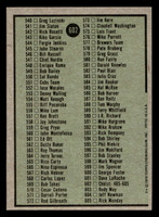 1979 Topps #602 Checklist 485-605 Near Mint+ 