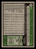 1979 Topps #607 Omar Moreno Ex-Mint 