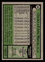 1979 Topps #640 Eddie Murray Near Mint+  ID: 522607