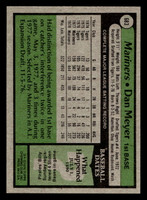 1979 Topps #683 Dan Meyer DP Near Mint+ 