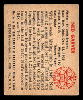 1950 Bowman #51 Ned Garver VG-EX 