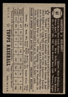 1952 Topps #61 Tookie Gilbert Excellent 