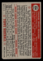 1952 Topps #224 Bruce Edwards G-VG  ID: 522759