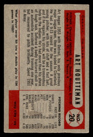 1954 Bowman #20 Art Houtteman VG-EX 