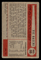 1954 Bowman #33 Vic Raschi G-VG  ID: 522765