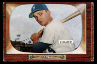 1955 Bowman #65 Don Zimmer Very Good RC Rookie  ID: 522801