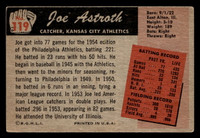 1955 Bowman #119 Joe Astroth Excellent 