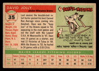 1955 Topps #35 Dave Jolly Excellent+ 