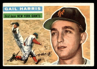 1956 Topps #91 Gail Harris Grey Backs Excellent RC Rookie White Back 