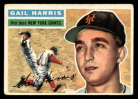 1956 Topps #91 Gail Harris Grey Backs Very Good RC Rookie Gray Back 