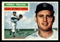1956 Topps #117 Virgil Trucks Grey Backs Ex-Mint Gray Back 