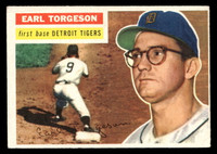 1956 Topps #147 Earl Torgeson Grey Backs Excellent Gray Back 