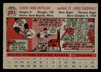 1956 Topps #201 Rip Repulski Excellent+  ID: 522900