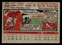 1956 Topps #234 Pete Runnels Very Good  ID: 522908