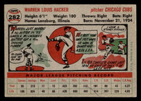 1956 Topps #282 Warren Hacker Ex-Mint  ID: 522917