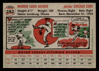 1956 Topps #282 Warren Hacker Ex-Mint  ID: 522918