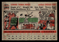 1956 Topps #285 Eddie Miksis Very Good  ID: 522920
