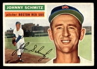 1956 Topps #298 Johnny Schmitz Excellent  ID: 522923