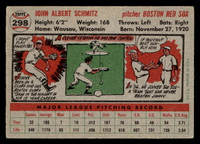 1956 Topps #298 Johnny Schmitz Excellent  ID: 522923
