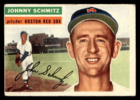 1956 Topps #298 Johnny Schmitz Very Good  ID: 522924