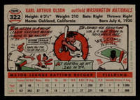 1956 Topps #322 Karl Olson Near Mint 