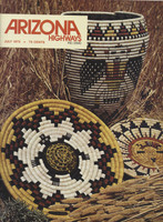 1975 Arizona Highways Magazine July 1975 Indian Baskets  #*sku37215