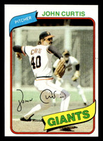 1980 Topps #12 John Curtis DP Near Mint+ 