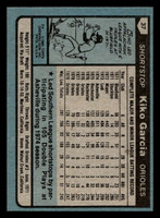 1980 Topps #37 Kiko Garcia Near Mint+ 
