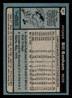 1980 Topps #47 Bill Bonham DP Near Mint 