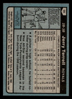 1980 Topps #98 Jerry Terrell Near Mint 