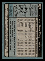 1980 Topps #159 Ken Clay Near Mint 
