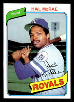 1980 Topps #185 Hal McRae Near Mint+ 