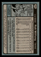 1980 Topps #238 Rob Wilfong Near Mint 