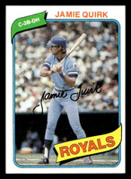 1980 Topps #248 Jamie Quirk Near Mint+ 