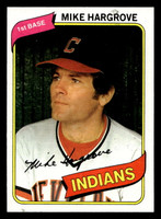 1980 Topps #308 Mike Hargrove Ex-Mint 