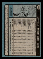 1980 Topps #343 Mike Vail Near Mint+ 