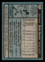 1980 Topps #351 Bob Davis Near Mint+ 