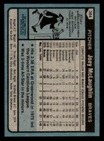 1980 Topps #384 Joey McLaughlin Near Mint RC Rookie 