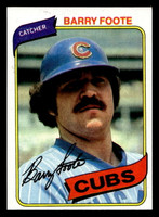 1980 Topps #398 Barry Foote Near Mint 