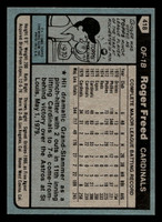 1980 Topps #418 Roger Freed DP Near Mint+ 
