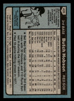 1980 Topps #420 Butch Hobson Near Mint 