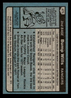 1980 Topps #473 Bump Wills Near Mint 