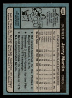 1980 Topps #493 Jerry Martin Near Mint+ 