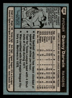 1980 Topps #498 Danny Darwin Near Mint 