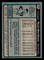 1980 Topps #502 Rich Wortham DP Ex-Mint RC Rookie 