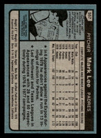 1980 Topps #557 Mark Lee Near Mint+ 